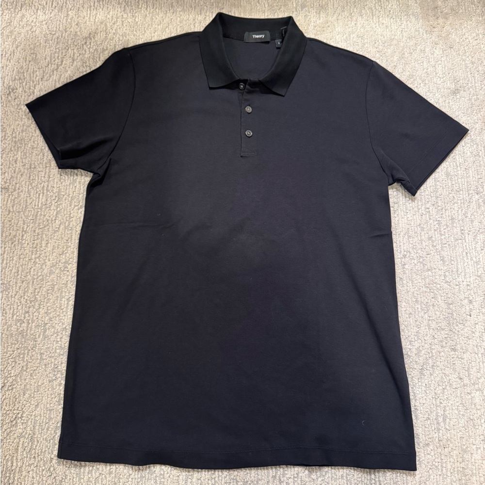 Theory Men's Dark Polo Shirt